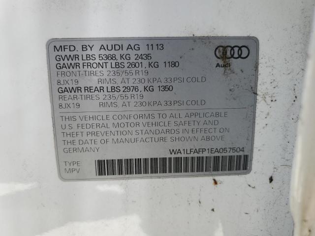 WA1LFAFP1EA057504 Audi Q5 Premium Plus