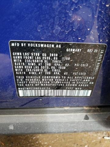 WVGTMPE29NP046134 Volkswagen ID.4 PRO S