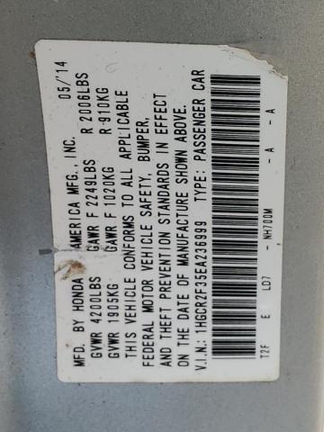 1HGCR2F35EA236999 Honda ACCORD LX