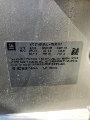 1G11C5SL6FF147695 Chevrolet MALIBU 1LT
