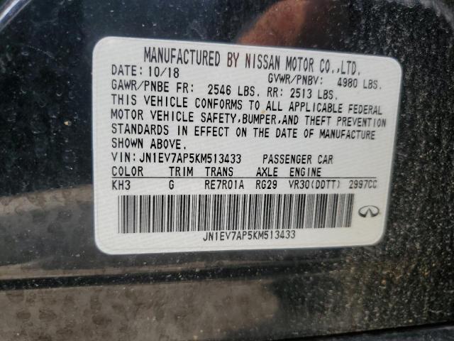 JN1EV7AP5KM513433 Infiniti Q50 LUXE