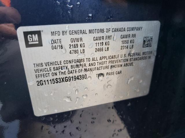 2G1115S3XG9194390 Chevrolet IMPALA LT