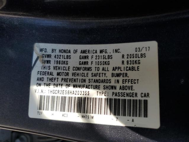 1HGCR2E56HA203355 Honda Accord Sport
