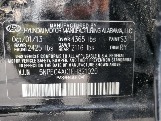 5NPEC4AC1EH821020 Hyundai SONATA SE