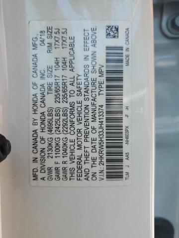 2HKRW5H33JH413374 Honda CR-V LX