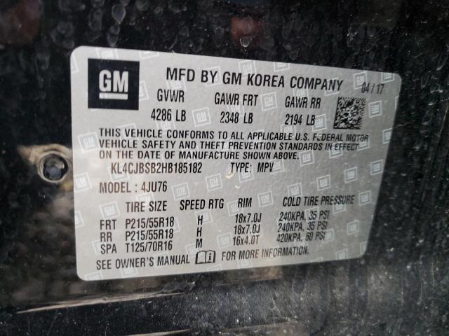 KL4CJBSB2HB185182 Buick Encore Preferred Ii