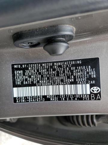 5YFBURHEXJP784437 Toyota COROLLA L
