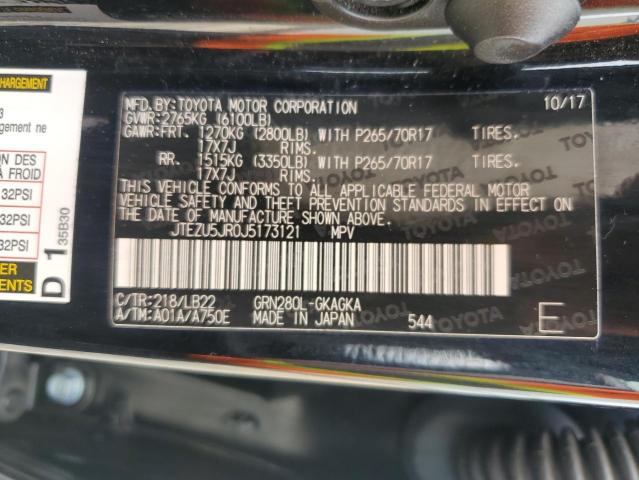 JTEZU5JR0J5173121 Toyota 4RUNNER SR5