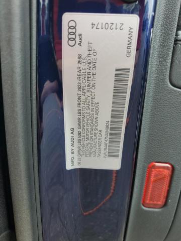 WAUB4AF47NA048624 Audi S4 Premium Plus