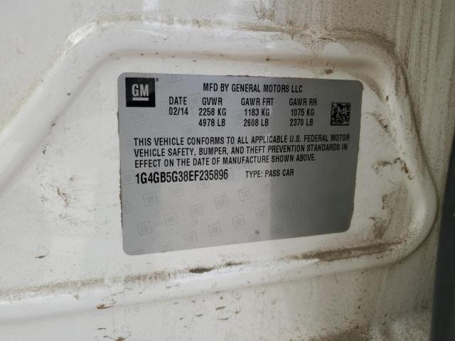 1G4GB5G38EF235896 Buick Lacrosse
