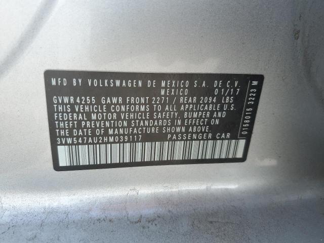 3VW547AU2HM039117 Volkswagen Gti Sport