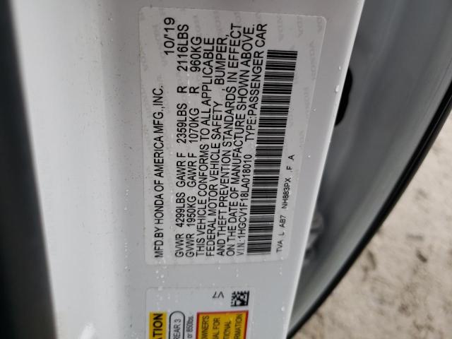 1HGCV1F18LA018010 Honda ACCORD LX