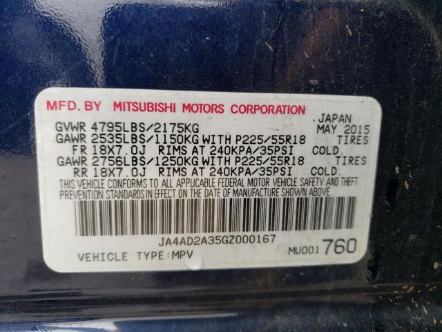 JA4AD2A35GZ000167 Mitsubishi Outlander Es