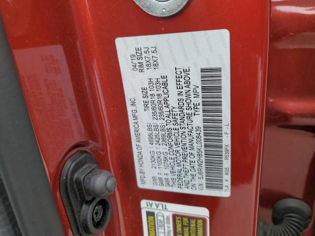 5J6RW2H85KL008439 Honda CR-V EXL