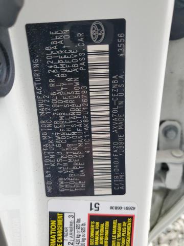 4T1C11AK8PU126783 Toyota CAMRY LE