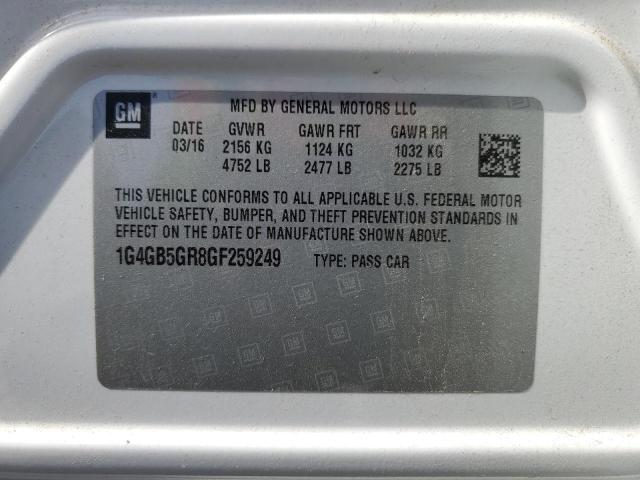 1G4GB5GR8GF259249 Buick Lacrosse
