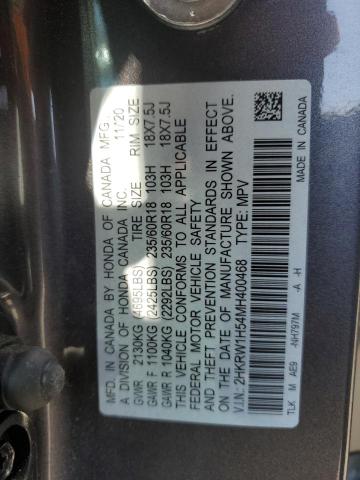2HKRW1H54MH400468 Honda CR-V EX