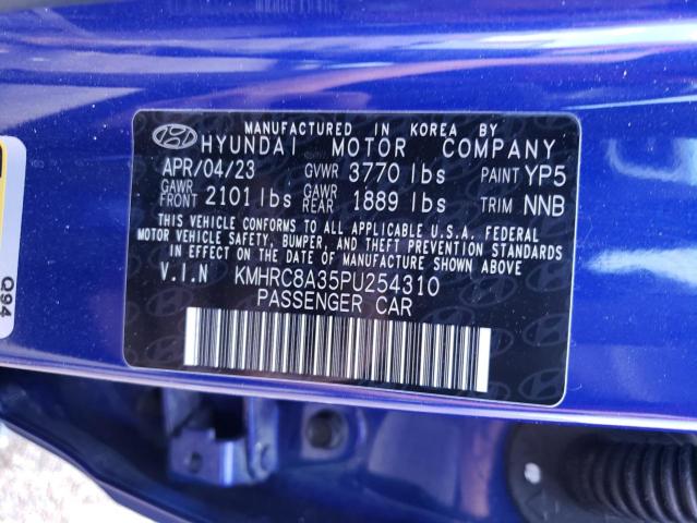 KMHRC8A35PU254310 Hyundai Venue Sel