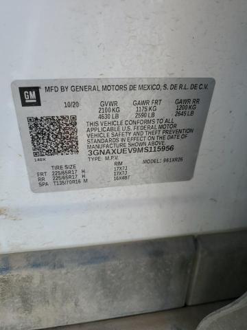 3GNAXUEV9MS115956 Chevrolet EQUINOX LT