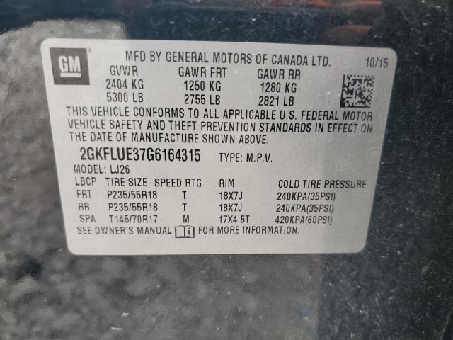 2GKFLUE37G6164315 GMC Terrain Slt