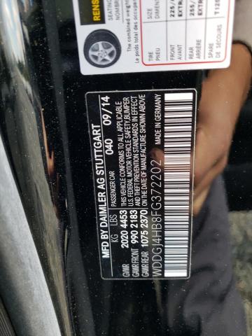 WDDGJ4HB8FG372202 Mercedes-Benz C 250