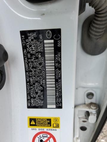 JTHBK1GG0F2176490 Lexus ES 350