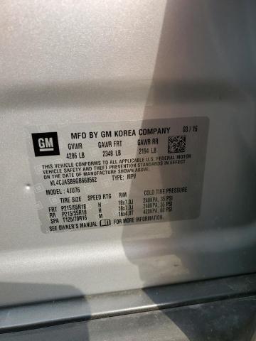 KL4CJASB9GB660562 Buick Encore