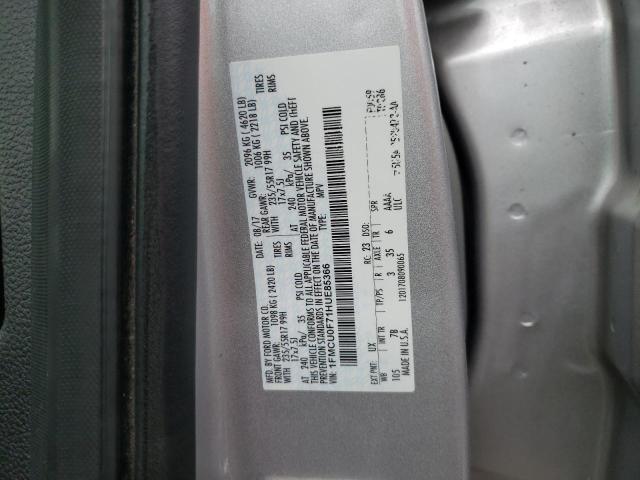 1FMCU0F71HUE85366 Ford ESCAPE S