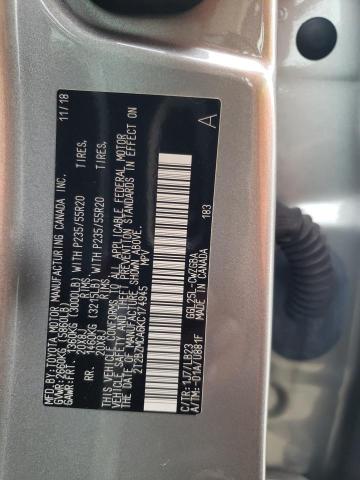 2T2BZMCA6KC174945 Lexus Rx 350 Base