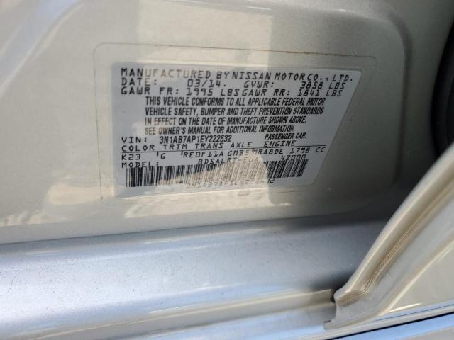 3N1AB7AP1EY222632 Nissan SENTRA S