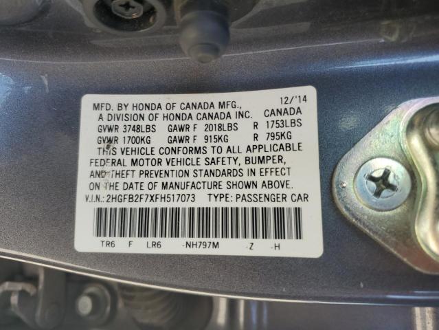 2HGFB2F7XFH517073 Honda CIVIC SE