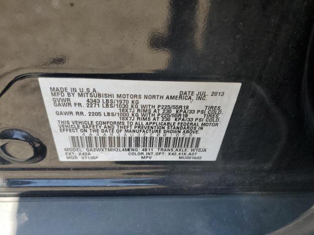 4A4AR3AU3EE001658 Mitsubishi Outlander Sport Es