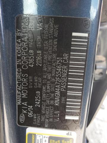 KNAGM4A72F5546751 KIA Optima Lx