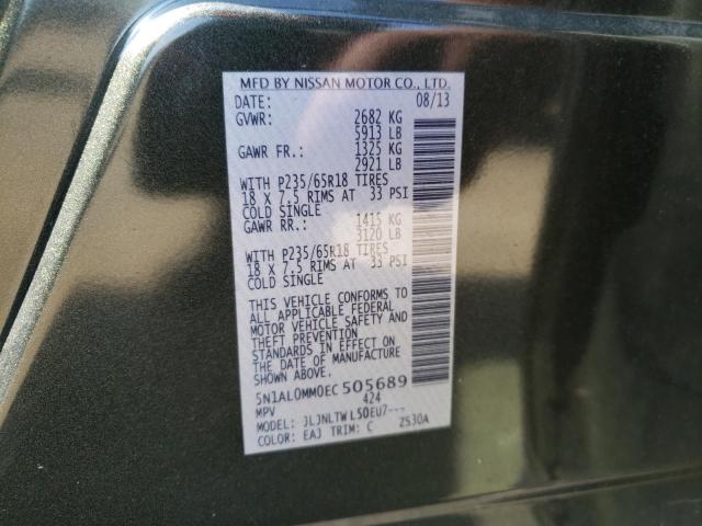 5N1AL0MM0EC505689 Infiniti QX60