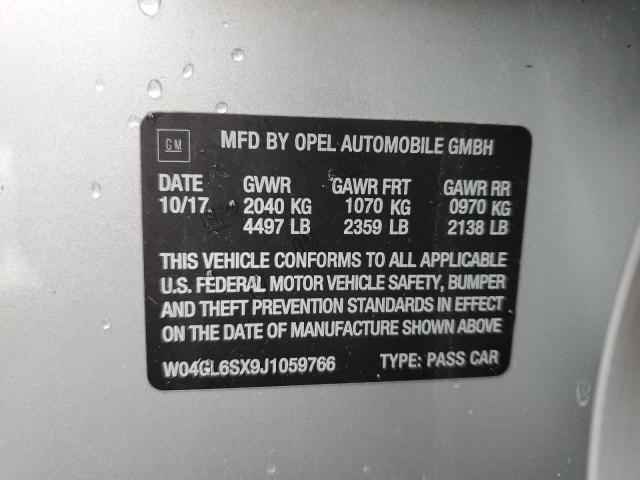 W04GL6SX9J1059766 Buick Regal Preferred