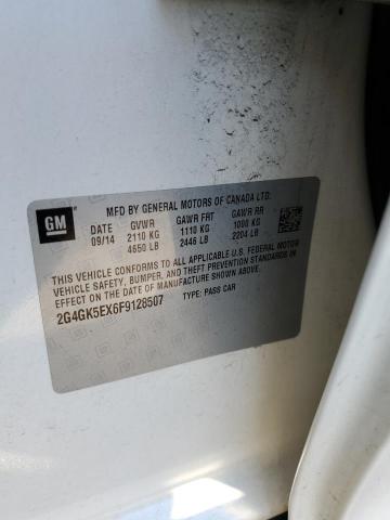 2G4GK5EX6F9128507 Buick Regal