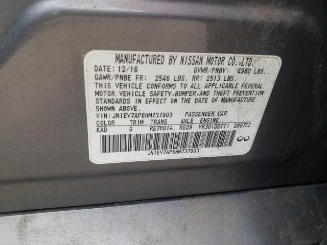 JN1EV7AP6HM737903 Infiniti Q50 Premium