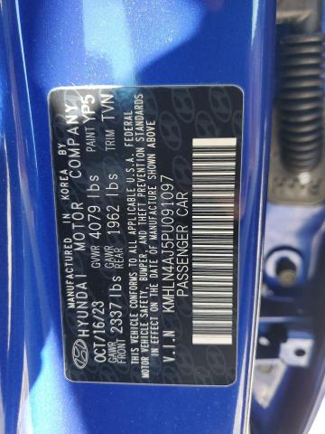 KMHLN4AJ5PU091097 Hyundai Elantra Limited