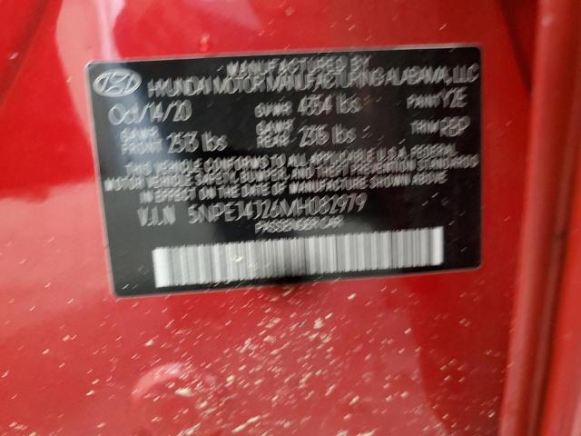 5NPEJ4J26MH082979 Hyundai Sonata Sel Plus