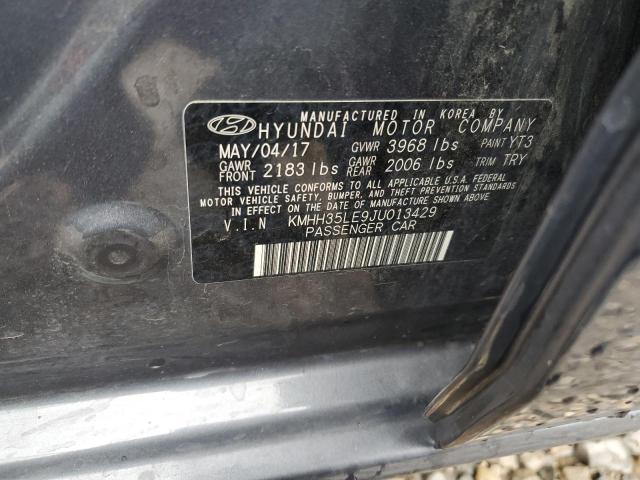 KMHH35LE9JU013429 Hyundai ELANTRA GT