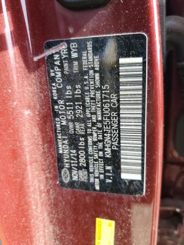 KMHGN4JE5FU061715 Hyundai Genesis 3.8l