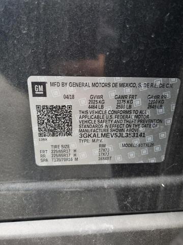 3GKALMEV5JL353141 GMC Terrain Sle