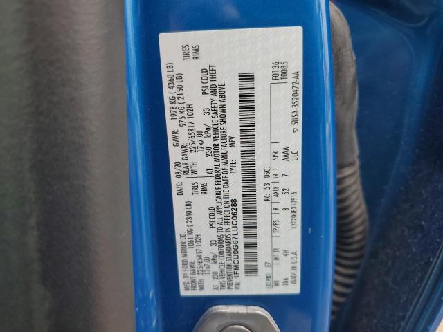 1FMCU0G67LUC06288 Ford ESCAPE SE