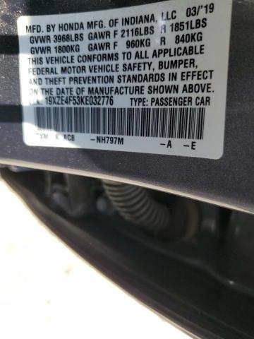 19XZE4F53KE032776 Honda INSIGHT EX