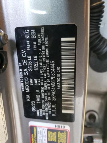 3KPA24AD6PE614446 KIA RIO LX