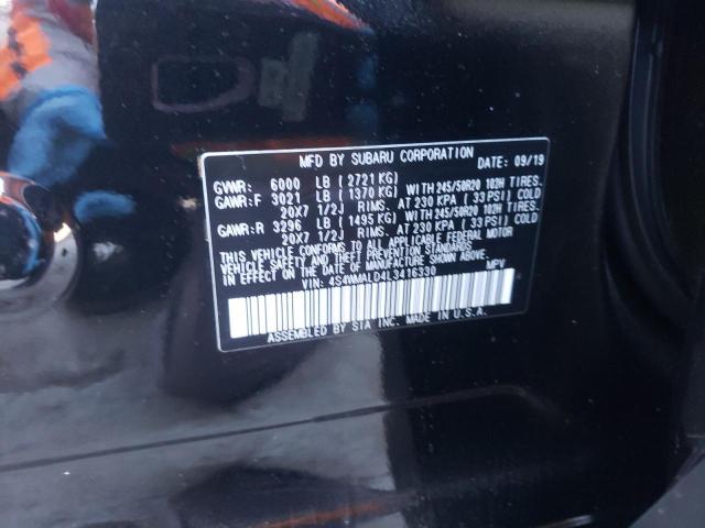 4S4WMALD4L3416330 Subaru Ascent Limited