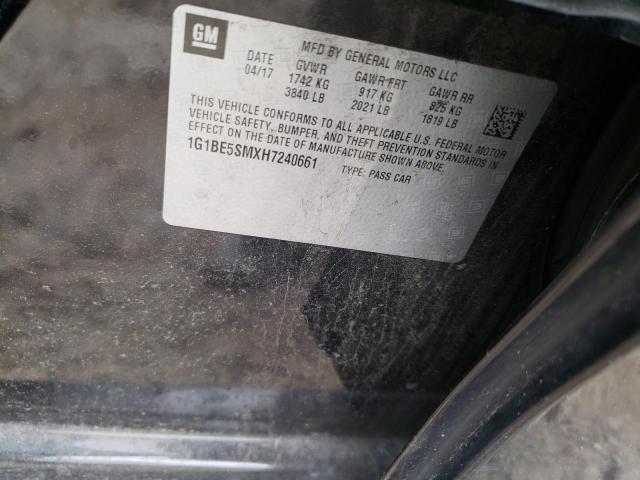 1G1BE5SMXH7240661 Chevrolet CRUZE LT