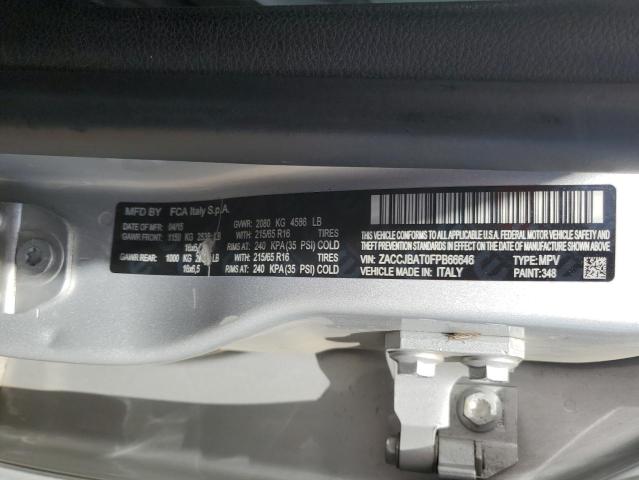 ZACCJBAT0FPB66646 Jeep Renegade Sport