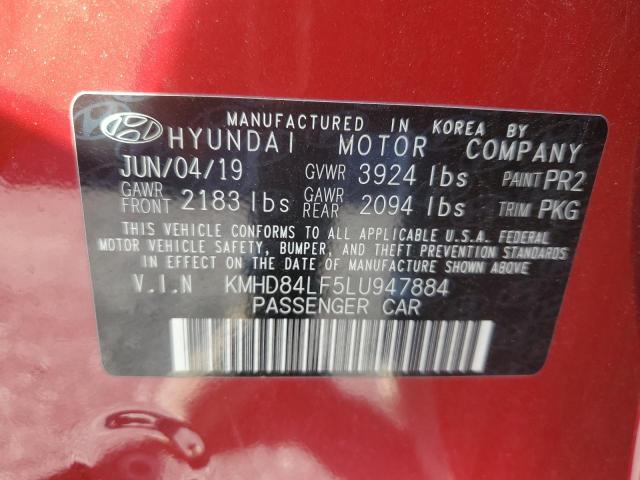 KMHD84LF5LU947884 Hyundai ELANTRA SEL