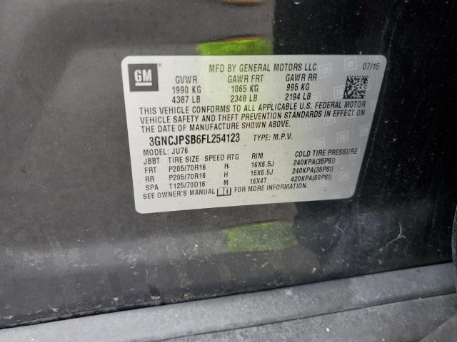 3GNCJPSB6FL254123 Chevrolet Trax 1ls